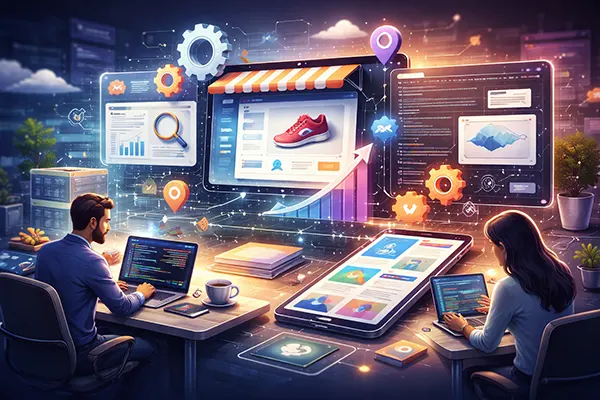 website rendering diagram